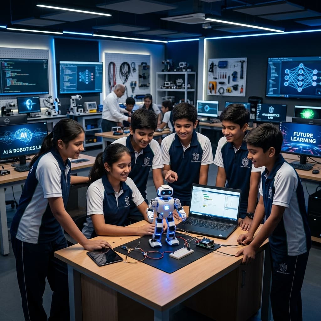 Kids learning AI and Robotics